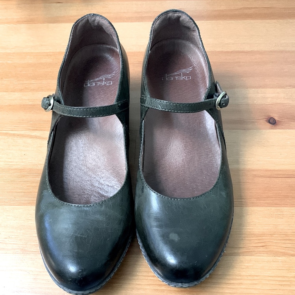 Dansko mary jane with wedge heel